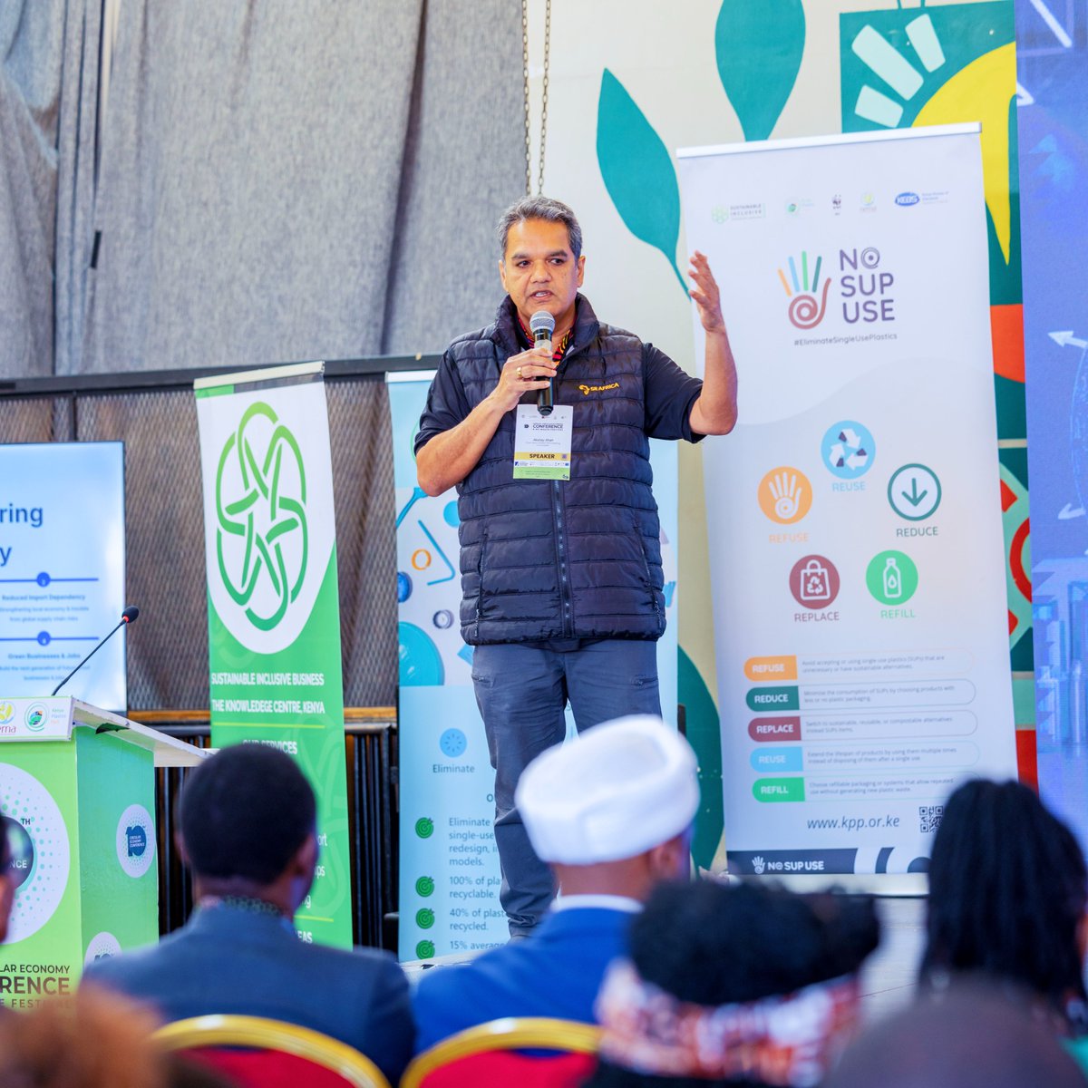 <a href="/Environment_Ke/">Ministry of Environment, Climate Change & Forestry</a> <a href="/KEPSA_KENYA/">KEPSA KENYA</a> <a href="/NemaKenya/">NEMA Kenya</a> <a href="/KPlasticspact/">Kenya Plastics Pact</a> <a href="/WWF_Kenya/">WWF-Kenya</a> <a href="/NazavaWater/">Nazava Water Filters</a> <a href="/denmarkinkenya/">Denmark in Kenya</a> <a href="/ZuriEvents/">Zuri Events</a> <a href="/KenyaCIC/">Kenya Climate Innovation Center (KCIC)</a> <a href="/TheWEEECentre/">The WEEE Centre</a> "#CircularEconomy is poised to be Kenya's greatest economic transformation driver, establishing the nation as a global green manufacturing hub that will unleash significant investment, generate jobs across all skill levels &amp; unlock ecotourism" Akshay Shah <a href="/SilafricaKenya/">Silafrica</a>