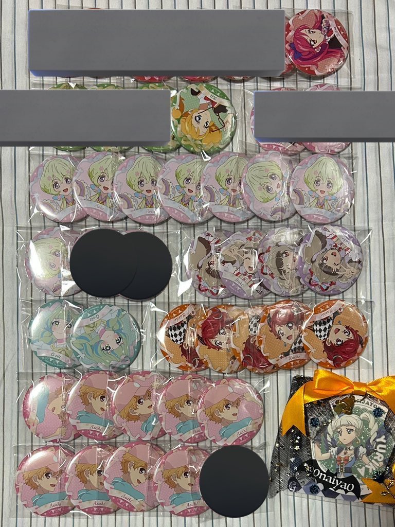 交換】アイカツ バースデー缶バッジ Season＜11～12月＞ 譲→同弾求