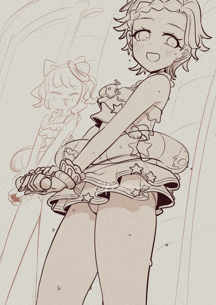 ponke02's tweet image. 普段鍛えてるから、結構脚がしっかりしているのが見て取れて……