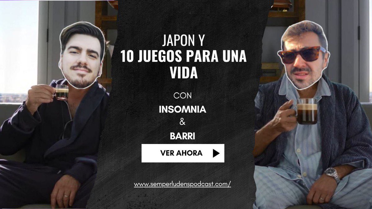 JUEVES de Semper Ludens.

Especial curiosidades de Japón 🇯🇵
La nueva sección de El Becario.
10 juegos para una vida.

🎙️semperludenspodcast.com