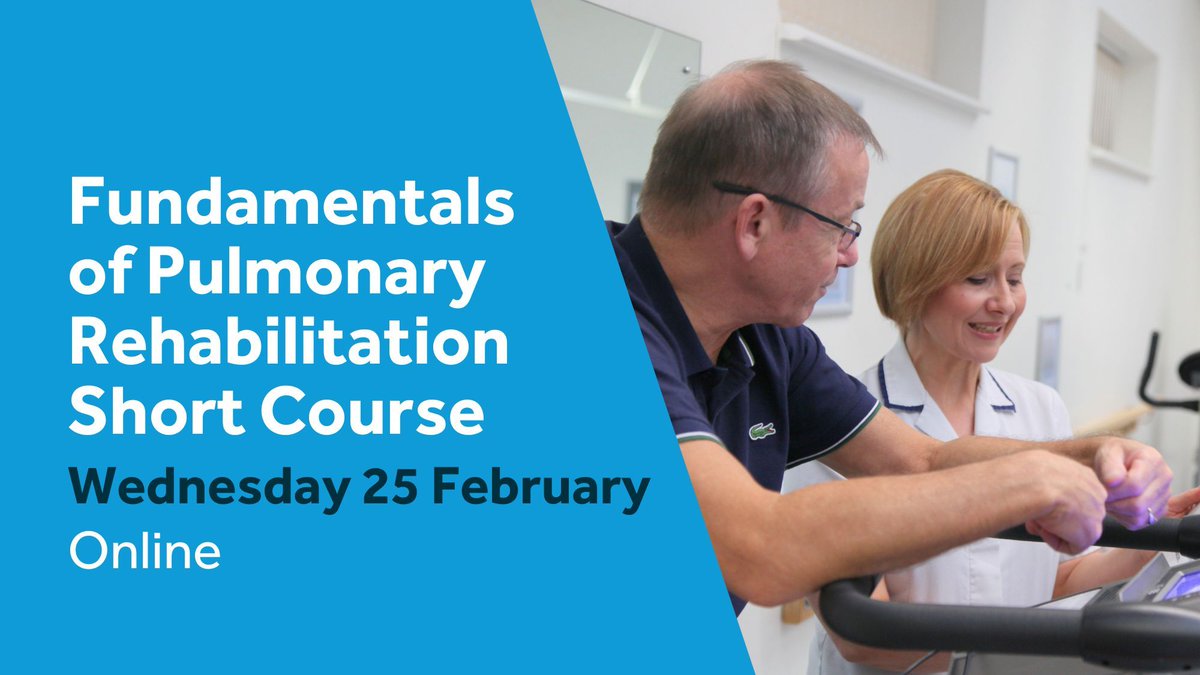 BTSrespiratory's tweet image. Are you a healthcare worker looking develop a deeper understanding of Pulmonary Rehabilitation? 

This course will provide a foundation of understanding of this exercise and education programme.  

👉 brit-thoracic.uk/PRFeb26 
📅 25 Feb 2026 

#ShortCourse #PulmonaryRehab