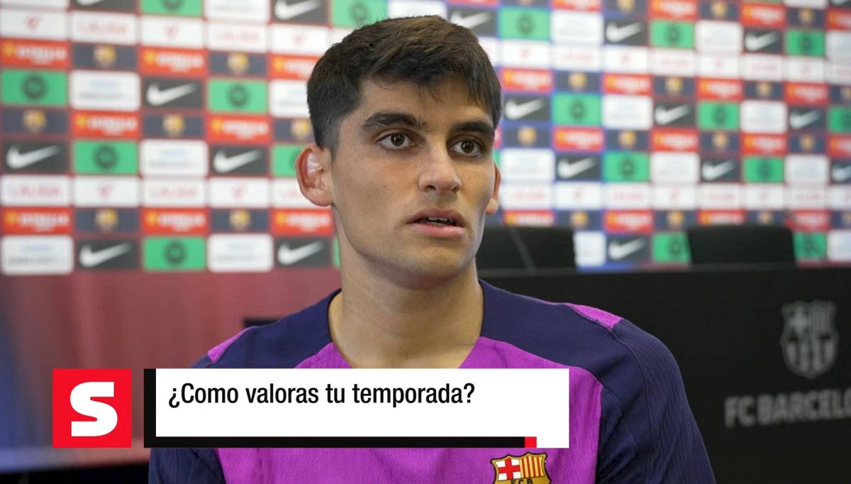 🚨 Iñigo Martínez said he used to struggle to sleep after matches because of the stress of holding the defensive line. And you?

Gerard Martin: “Honestly, I also find it really hard to sleep after our games. With the level of focus and stress involved, it takes hours before I can