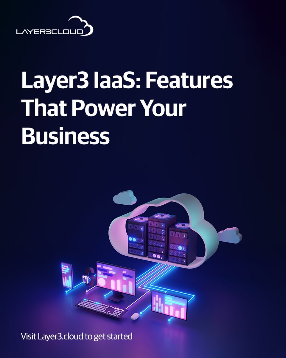 Layer3cloudN's tweet image. Scale smarter with Layer3 IaaS.
Flexible compute, secure storage, global and local connectivity, and 24/7 support keep your enterprise infrastructure reliable and cost-efficient. layer3.cloud 
#Layer3Cloud #IaaS #EnterpriseSolutions #DigitalTransformation #ITLeaders