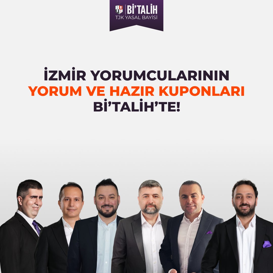 İsmet Demir'in 5. koşudaki CAZİP bankosunu gördün mü? 🤔
🚀 Serkan Yıldız 6. koşuda sürpriz bir banko verdi!

<a href="/idemir1980/">ismet demir</a>, <a href="/Serkan_crespo/">⭐SERKAN YILDIZ⭐</a>, <a href="/izzet_ozen/">İzzet ÖZEN</a>, <a href="/mitgrgan/">ümit gürgan</a>, <a href="/boradirlik35/">Bora</a> ve <a href="/TopalogluSevket/">Şevket Topaloğlu</a> İzmir koşularını yorumladı!
 
 📲 bitalih.go.link/hsQ70