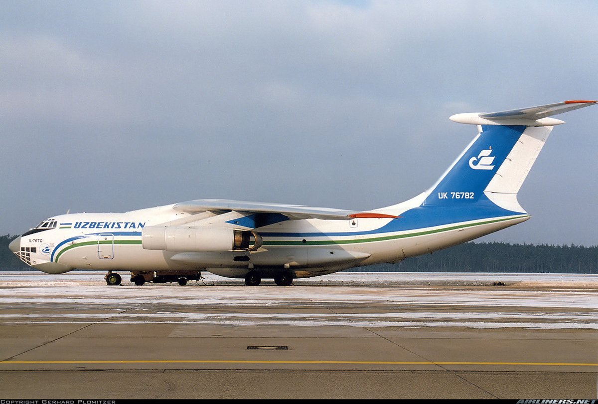 Uzbekistan Airways Ilyushin II-76TD UK-76782 NUE/EDDN Flughafen