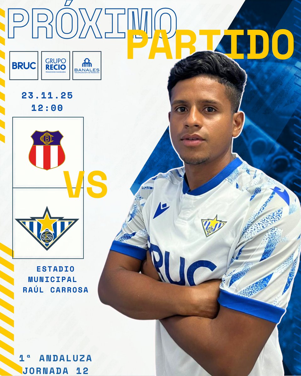 📅 | 𝑷𝒓𝒐́𝒙𝒊𝒎𝒐 𝑷𝒂𝒓𝒕𝒊𝒅𝒐

Este domingo a las 12:00h visitamos el Estadio Municipal Raúl Carrosa para enfrentarnos al <a href="/OsunaBote/">Osuna Bote Club</a> , uno de los gallitos de la categoría 💙⚽

Una nueva final ante un rival siempre exigente.

💪 Toca darlo todo, competir cada balón y