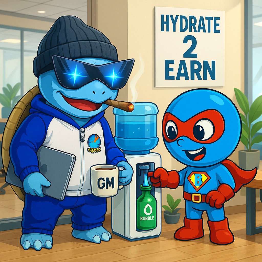 Murtagh300's tweet image. But do you even Hydrate?

@Bubbles2Earn is not only Rewarding you for Saving the environment. 

It helps you build up healthy Habits while doing so!

Start your Hydration Story today!