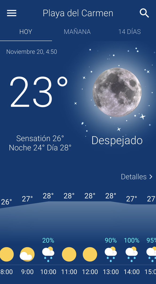 Clima #PlayaDelCarmen