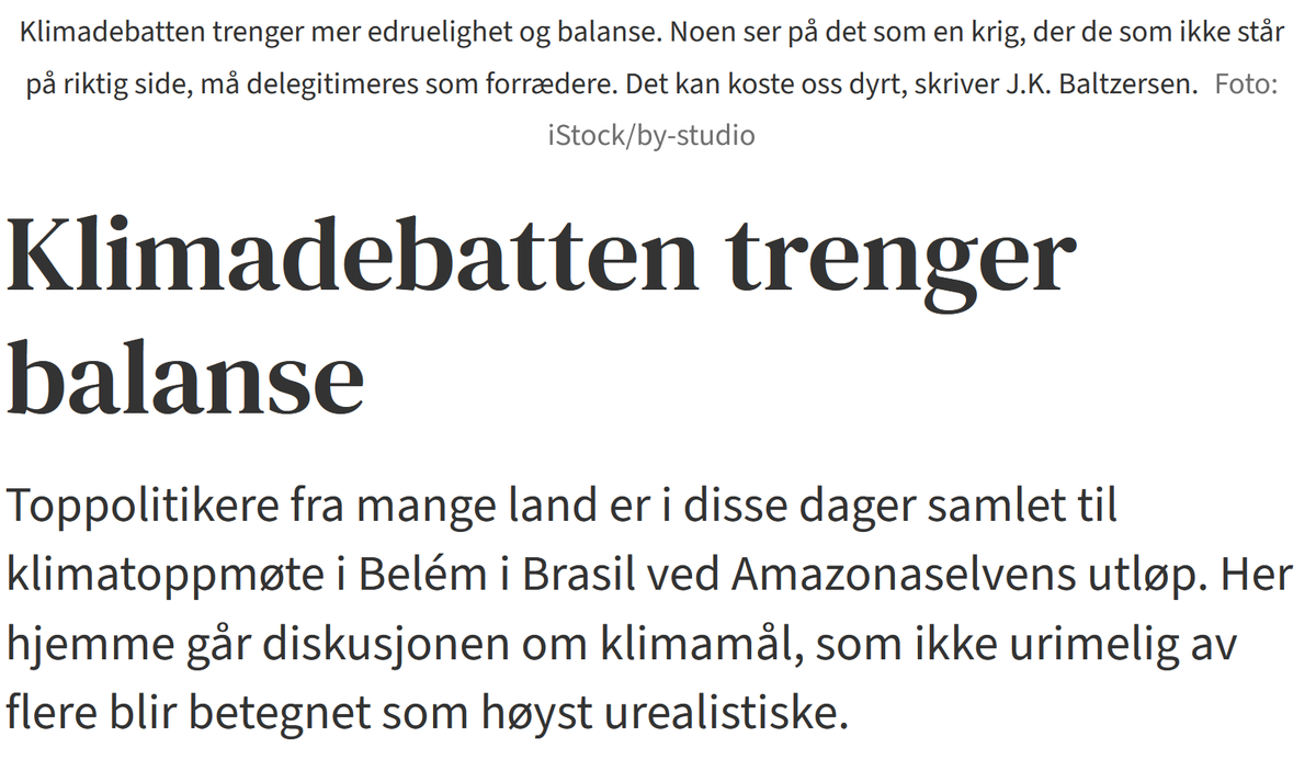 Jeg deklamerer om den skakkjørte klimadebatten. 🔗👇