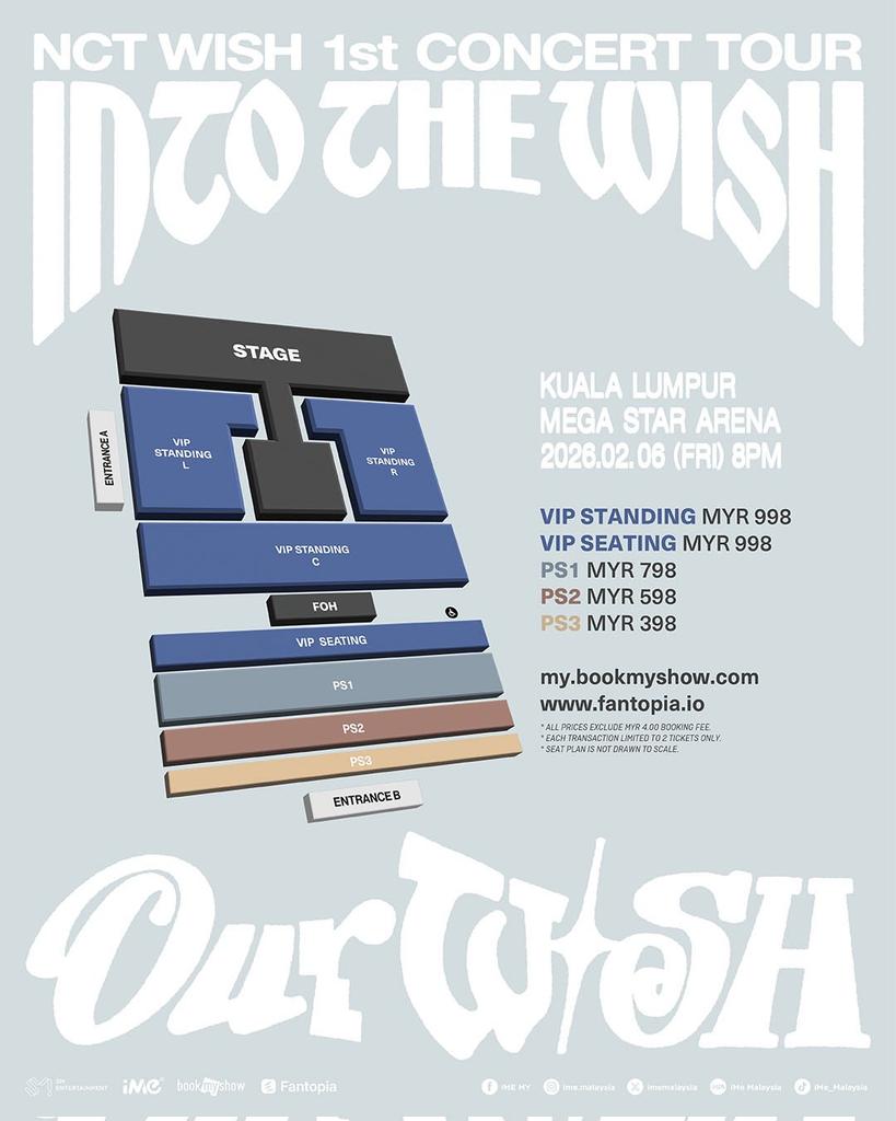 ColdTix002's tweet image. Help Retweet
NCT WISH 1st CONCERT TOUR ‘INTO THE WISH : OUR WISH’ in KUALA LUMPUR 

3x VIP STANDING L &amp;amp; R✅️
3X VIP SEATED ✅️
3X PS1 &amp;amp; PS2✅️
3X PS3✅️
 
DM OR TELEGRAM IF INTERESTED 💯✅️

#NCTWISHinKL #OurWISH_KUALALUMPUR #OurWISH_KUALALUMPUR
