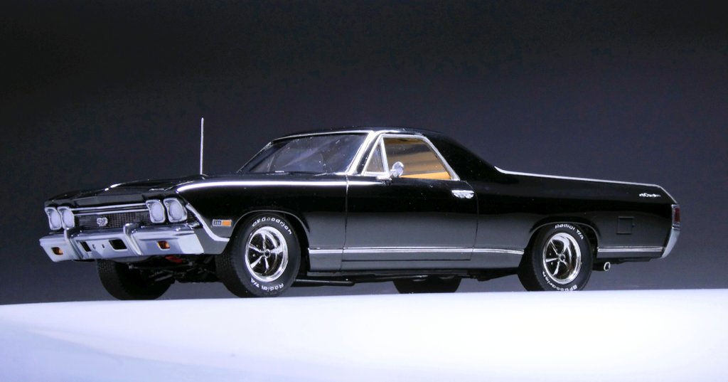 hetzerrrn_delta's tweet image. #amt 1/25 CHEVROLET elCamino完成！！テーマは「ファクトリーストック」
396ci ビックブロック搭載のモデルを再現

#アメリカンカープラモ
#カーモデル
#プラモ新作完成
#プラモデル
