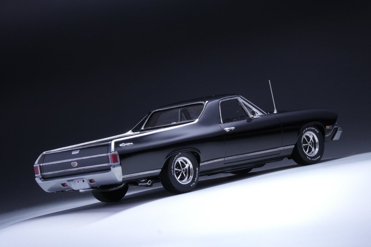 hetzerrrn_delta's tweet image. #amt 1/25 CHEVROLET elCamino完成！！テーマは「ファクトリーストック」
396ci ビックブロック搭載のモデルを再現

#アメリカンカープラモ
#カーモデル
#プラモ新作完成
#プラモデル