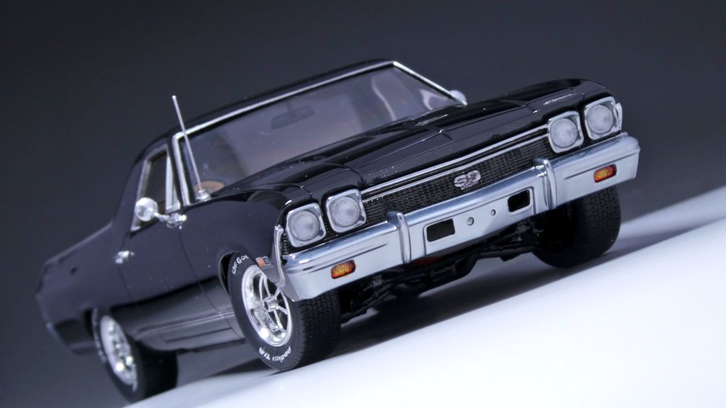 hetzerrrn_delta's tweet image. #amt 1/25 CHEVROLET elCamino完成！！テーマは「ファクトリーストック」
396ci ビックブロック搭載のモデルを再現

#アメリカンカープラモ
#カーモデル
#プラモ新作完成
#プラモデル