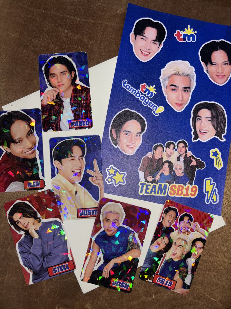 Thank you so much ninang <a href="/tmtambayan/">TM Tambayan</a> sa #SB19 photocards at Sticker!!! Super loved it!!! 😍😍😍