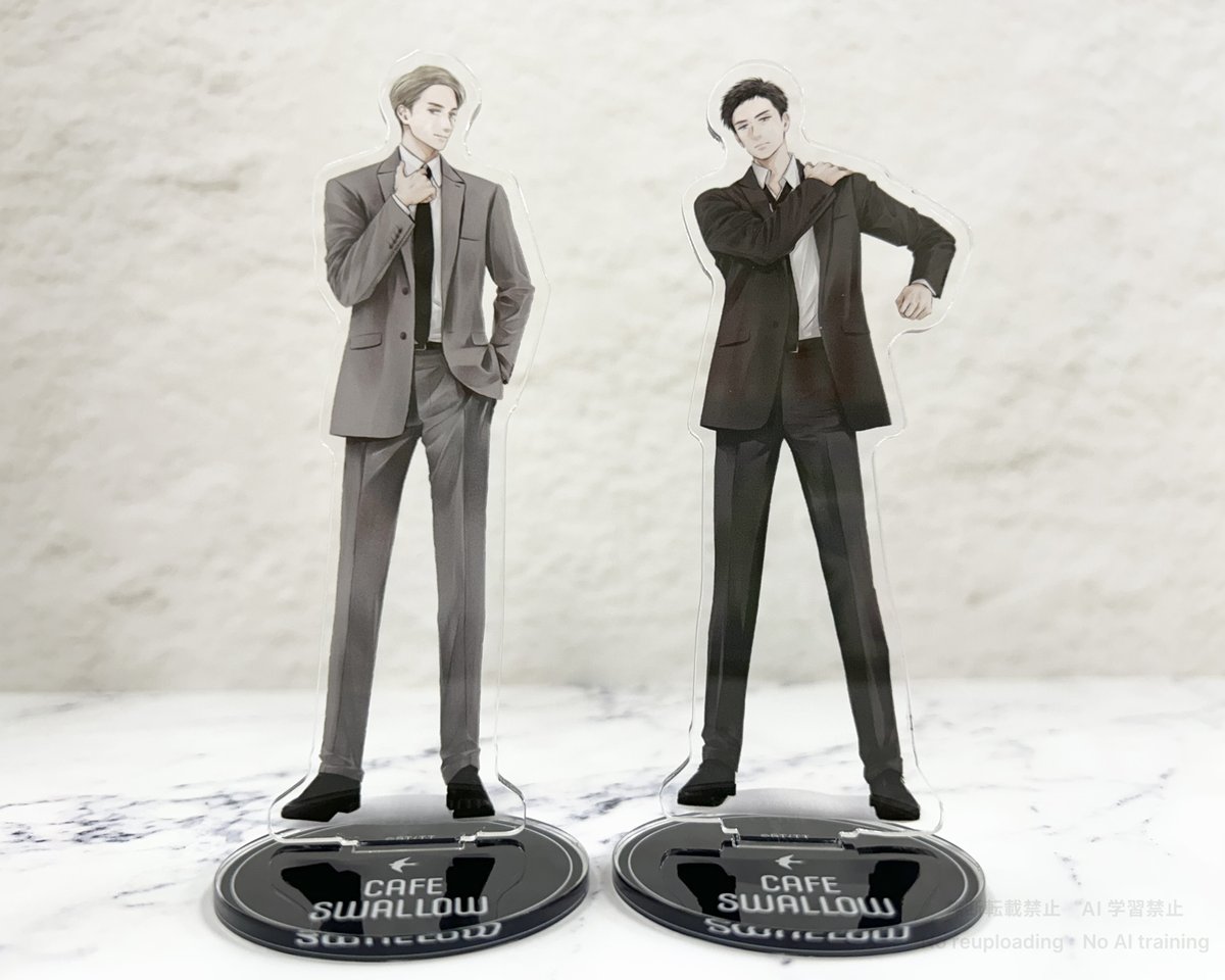 ⋱ 里つばめ先生 × emo cafe ⋰ ─💐 CAFE SWALLOW 💐─ 🤍グッズ紹介