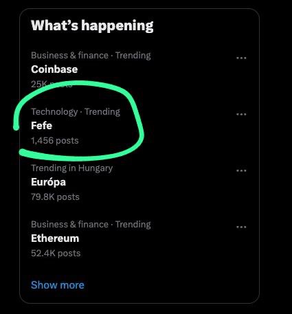 FefeDemeny's tweet image. We trending in X

Keep pushing fam