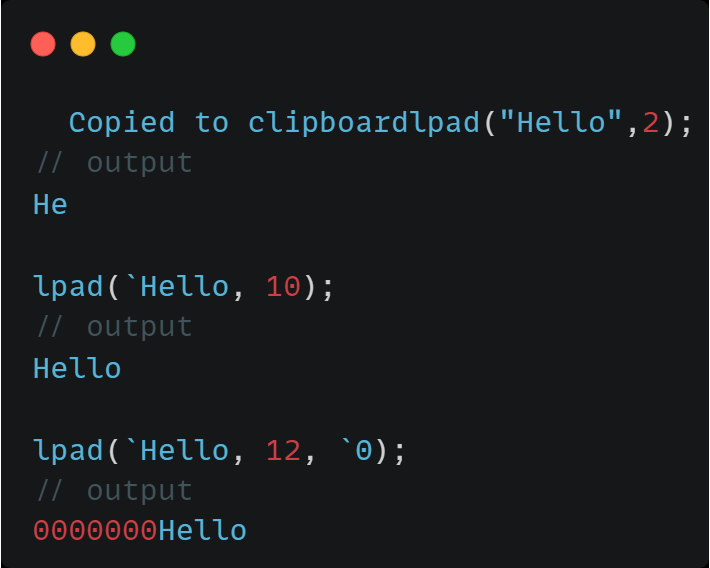 DolphinDB_Comm's tweet image. lpad(str, length, [pattern]) pads strings (or table string cols) on the left! 

🧩Ignores non-string columns—customize padding with an optional pattern. Perfect for text alignment.

#DolphinDB #StringFunctions #TextFormatting