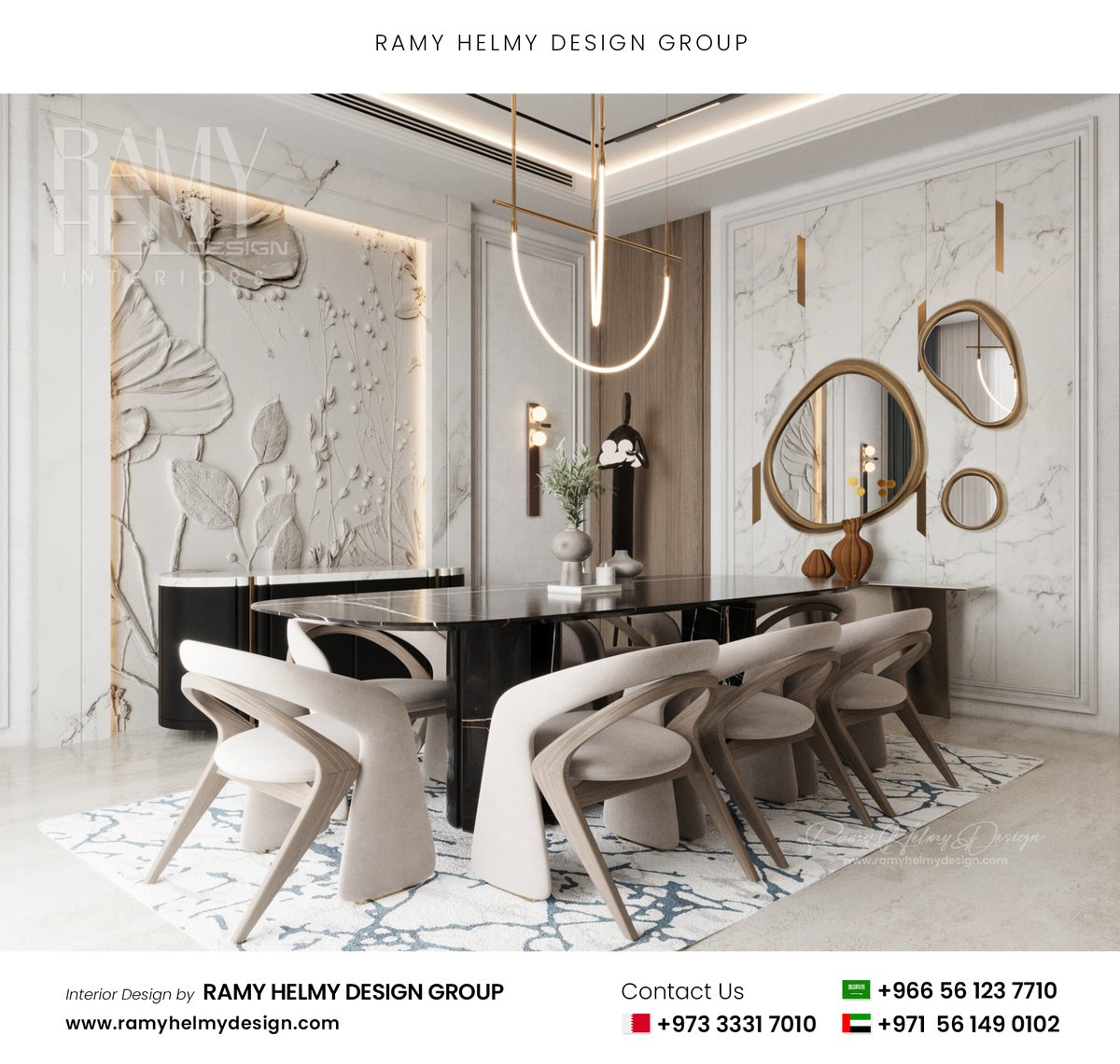ramy_designs's tweet image. A hospitality-inspired dining interior that offers both comfort and elevated design.

For more details, visit ramyhelmydesign.com

___
#DiningInteriors #LuxuryDining #ModernDining #DiningRoomDecor #RamyHelmyDesign #DesignExperts