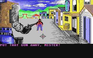 MuseumCommodore's tweet image. Law of the West (1985) was one of Accolade&apos;s debut releases and the only game designed by co-founder Alan Miller (ex-Atari), with striking graphics by Mimi Doggett and music by Ed Bogas—setting a high bar for the publisher&apos;s early Commodore 64 output.

Praised for C64&apos;s…