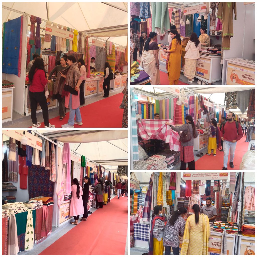 NHDC_Textiles's tweet image. हर धागे में एक कहानी है,आइए, उन कहानियों को समर्थन दें जो हमारे बुनकरों के हाथों से जन्म लेती हैं।
स्पेशल हैंडलूम एक्सपो 2025 में भारत की पारंपरिक कला से रूबरू हों।
📅 13–22 November 2025
📍  हैंडलूम हाट, जनपथ, नई दिल्ली
⏰ 11 AM – 8 PM
🎟️ Free Entry
#SupportWeavers #हथकरघा