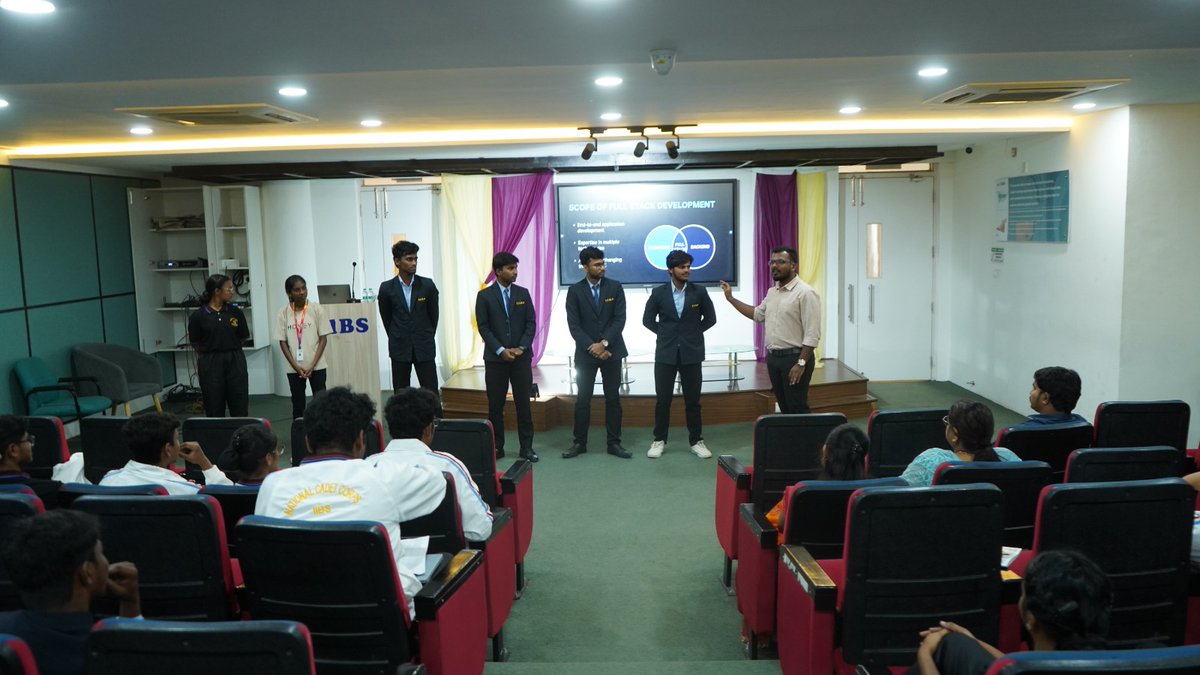 iibsonline's tweet photo. ✨ Full Stack Web Dev Workshop
Coding. Creativity. Confidence.

UG students of batch 2025-28 experienced an exciting hand-on Full Stack Web Development Workshop, learning how modern websites and applications are built from scratch.

#FullStackWorkshop #IIBSBengaluru #UG2025_28 https://t.co/e86KDumPsB