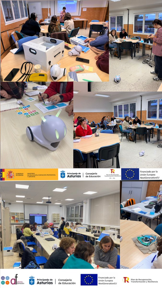cpravilesocci's tweet image. 🤖Robótica educativa en educación especial: aplicación didáctica del robot Photón.
Seguimos trabajando la #CDD 🔝🔝🔝#photon #formacionpermanentedelprofesorado
#planderecuperacióntransformaciónyresiliencia @cprcuencas @cprgijon #oviedocpr  @Educastur