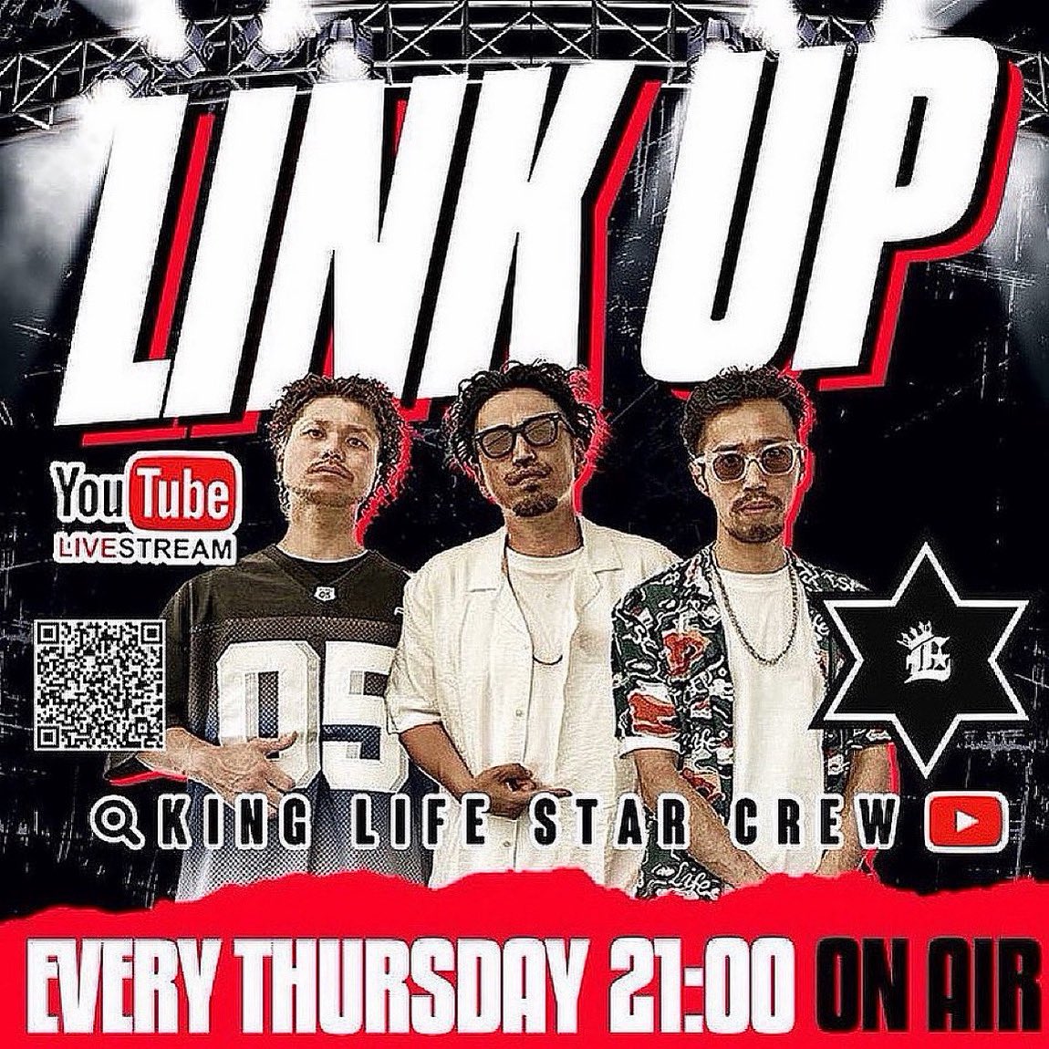 LINKUP Tonight🔊
今夜も21時より
GOOD VIBESでLINK UP生放送♪

11.20 （木)21:00〜
youtube.com/live/muXN173XQ…

生放送中のコメント、
スパチャお待ちしております♪

チャンネル登録・高評価
よろしくお願いいたします♪

#KINGLIFESTAR
#LINKUP