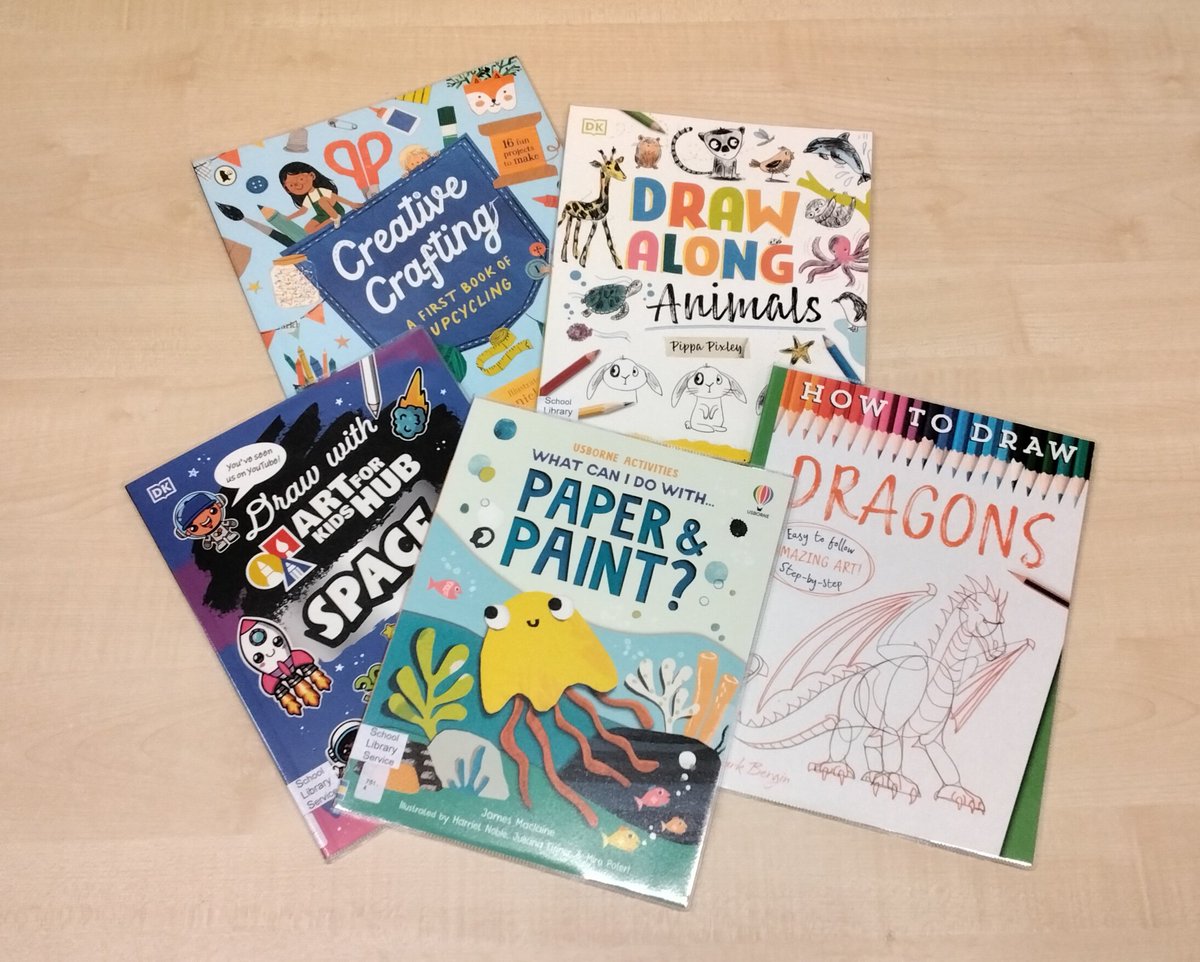 Wakefield_SLS's tweet image. We're getting creative in SLS with these new art books ready to make their way to schools! #SchoolsLibraryService #Artbooks #newbooks