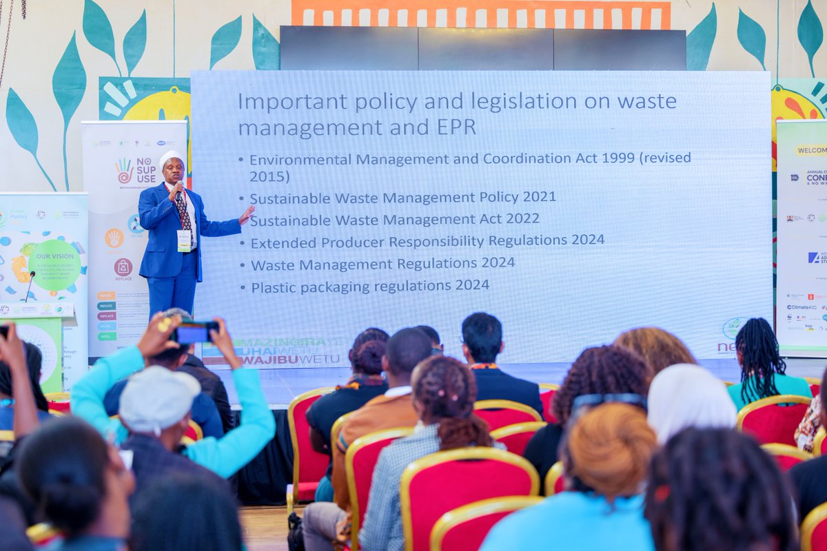 <a href="/Environment_Ke/">Ministry of Environment, Climate Change & Forestry</a> <a href="/KEPSA_KENYA/">KEPSA KENYA</a> <a href="/NemaKenya/">NEMA Kenya</a> <a href="/KPlasticspact/">Kenya Plastics Pact</a> <a href="/WWF_Kenya/">WWF-Kenya</a> <a href="/NazavaWater/">Nazava Water Filters</a> <a href="/denmarkinkenya/">Denmark in Kenya</a> <a href="/ZuriEvents/">Zuri Events</a> <a href="/KenyaCIC/">Kenya Climate Innovation Center (KCIC)</a> <a href="/TheWEEECentre/">The WEEE Centre</a> "NEMA has directed counties to reorganize dumpsites by setting aside areas to receive organic waste, general waste &amp; recyclables. #Wastemanagement is a devolved function &amp; dumpsites are managed by Counties," Dr. Ayub Macharia, Director, Environmental Enforcement, <a href="/NemaKenya/">NEMA Kenya</a>