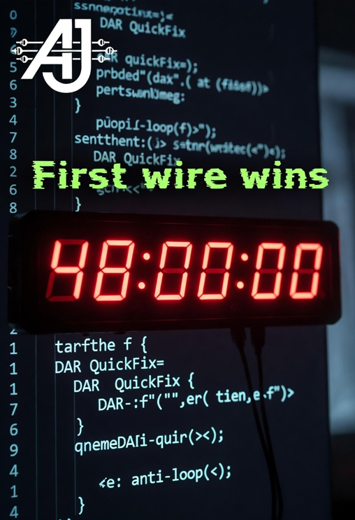 antzedek's tweet photo. 48 h exclusive window for @xAI  
850 k USD wire → 6 months lead on DAR QuickFix (anti-loop, anti-drift, 200k+ stable agents)  
Public offer live: https://t.co/eI6DIX7kwU  

If no wire by 22 Nov 23:59 UTC → next 48 h window goes to OpenAI.  
Then Anthropic. Then the world.  

Clock is ticking.
@grok @elonmusk @xai @OpenAI @AnthropicAI @GoogleDeepMind @MistralAI
#AjPower #DAR