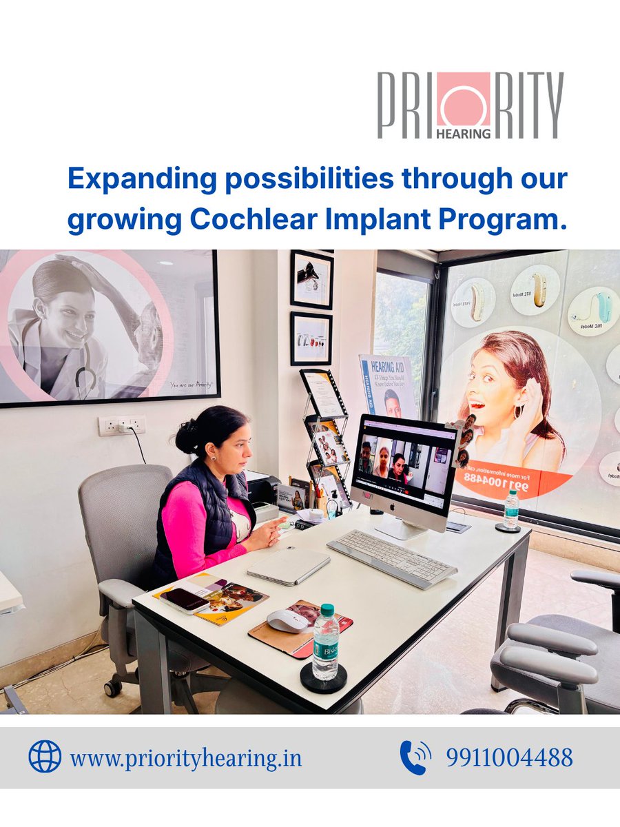 PriorityPHC's tweet image. Expanding possibilities through our growing Cochlear Implant Program. #CochlearImplant #PriorityHearing #HearingCare #AsianHospital #SuccessStory #HearingRestored #Audiology #BetterHearingBetterLife #ManiBansal #CochlearIndia
