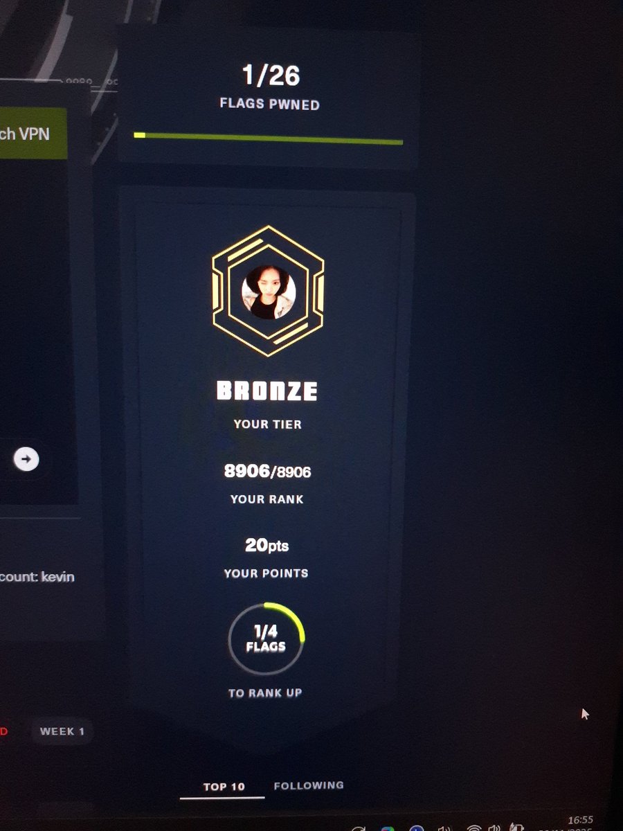 chjwoo7's tweet image. Yooo bronze 😂

#htb #hackthebox #ctf