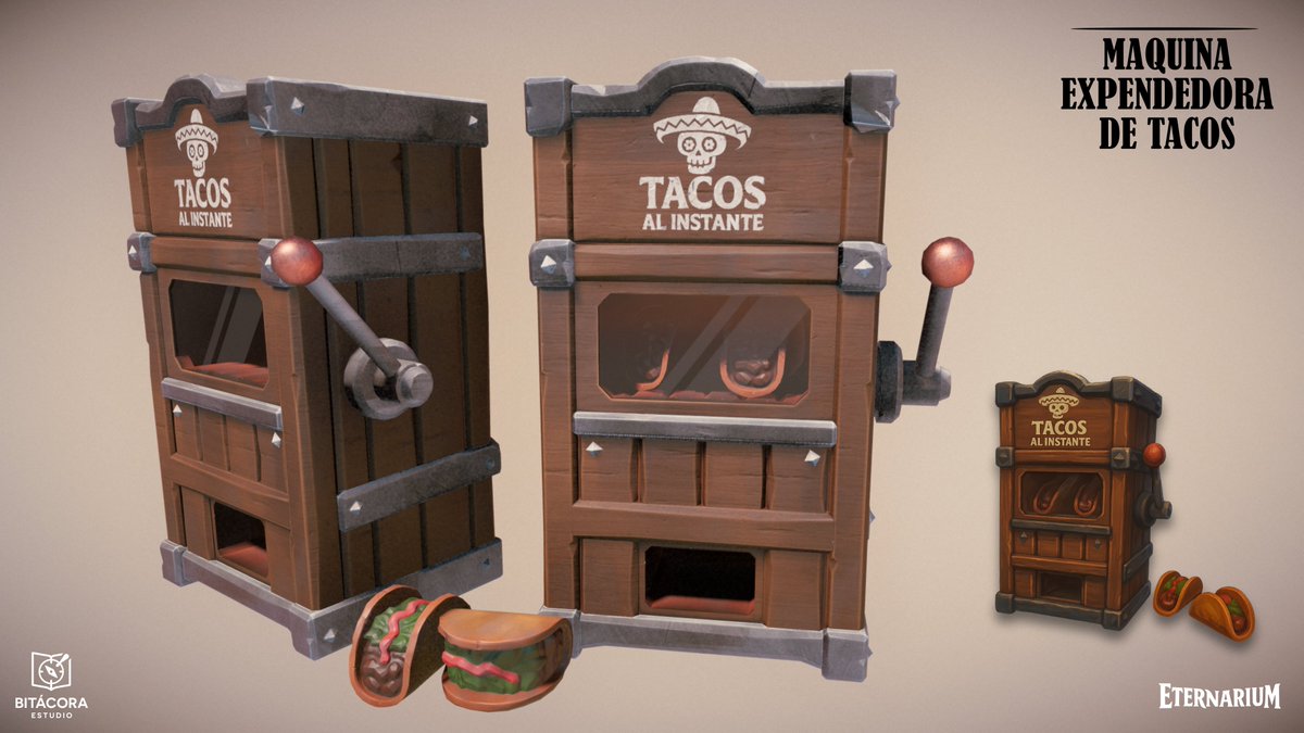 BitacorasSt's tweet image. Our taco machine will be scattered and hidden throughout Eternarium. Tacos are highly valued by the souls of Eternarium; you can exchange them for unique items, outfits, and special gestures.

#WishlistWednesDay #Eternarium #EternariumProject #indiegame   #IndieGameTrends