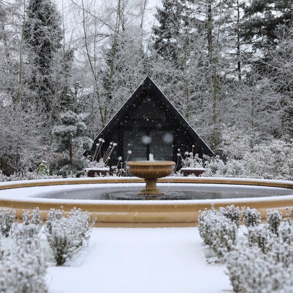 With freezing temperatures now setting in, the wintery conditions can affect your stonework, particularly water features. 

Placing a tennis ball in your fountain basin can help keep the water moving, protecting the pump from potential damage,
bit.ly/4o6LHb3