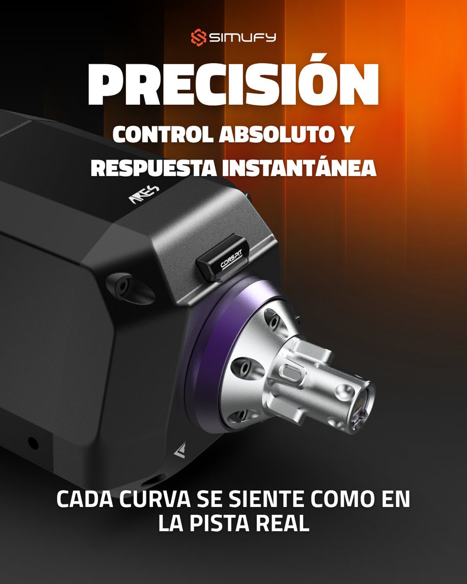 simufy's tweet image. Las bases Ares de @conspit_official son pura ingeniería en simracing 🏎️

Construidas en aluminio mecanizado, ofrecen solidez y suavidad para sensaciones limpias vuelta tras vuelta. 

#Simufy #Conspit #SimRacing