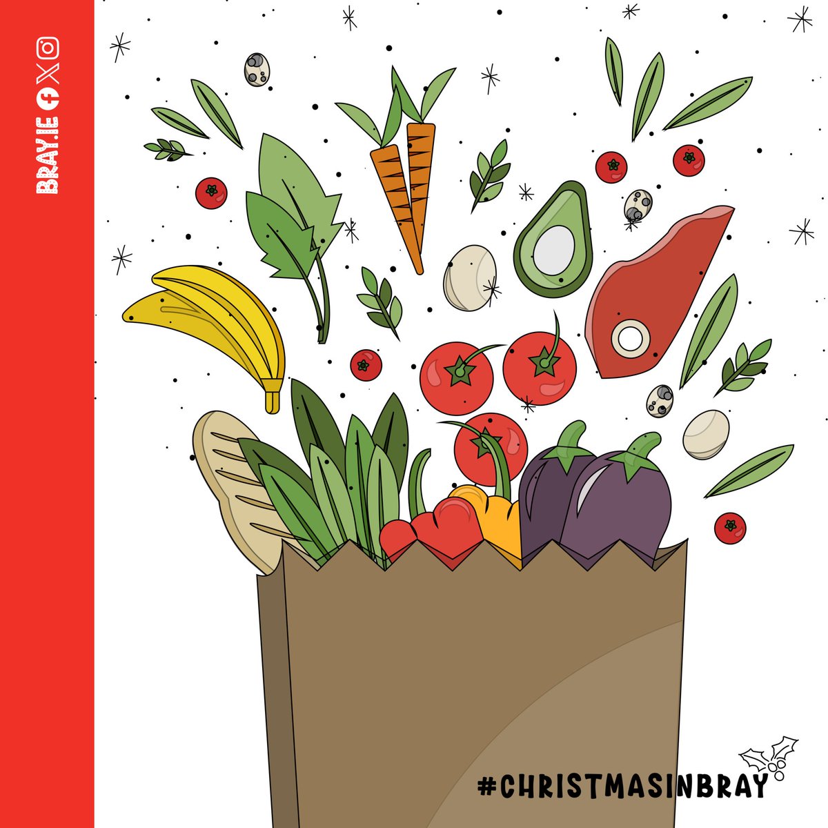 bray_ie's tweet image. Nip into your family-run butcher, fishmonger, baker, cheesemonger, and greengrocer for the best locally grown / sourced produce this festive season. They need your support more than ever, so #ShopLocalFirst in #Bray! 

#UnwrapTheChristmasMagicInBray #ChristmasInBray
