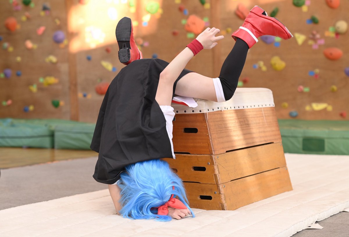 おめがレイ 跳び箱3段 脱落