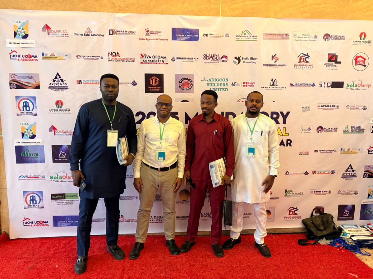 Live at the 2025 Mandatory Continuing Professional Development (MCPD)
Organized by Nigeria Institute Of Estate Surveyors And Valuers (Abuja Branch).