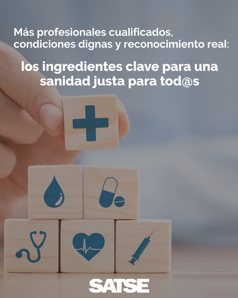 SATSE_Canarias's tweet photo. 🏥Cuidar de quienes cuidan es esencial para tener una sanidad justa y de calidad.

✊🏼Nuestras enfermeras y fisioterapeutas se merecen unas condiciones dignas.

📢 Somos tu voz https://t.co/ovfbmDUpsb
