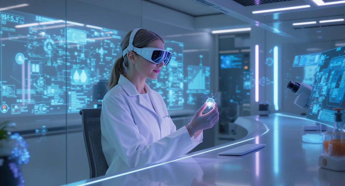 PromptSin's tweet image. Stepping into the future of science! 🚀 Ready to unlock new discoveries? #TechRevolution #FutureScience