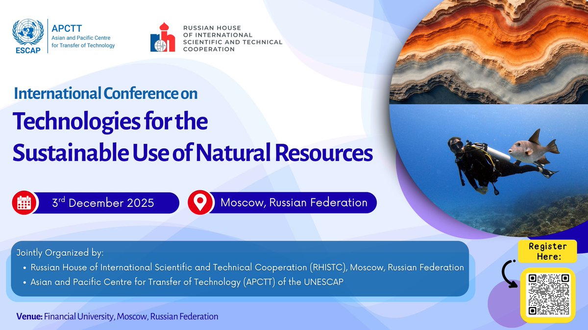 UNAPCTT's tweet image. #Tech4Climate: Sustainable use of natural resources is key to protecting our environment and supporting future development, but there are challenges.  By adopting innovative tech, we can optimize resource utilization and safeguard the environment.