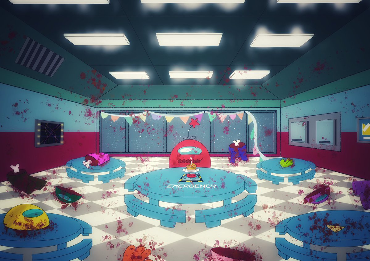 Plus_comet's tweet image. 「記念日」
#AmongUs #AmongUsFanArt