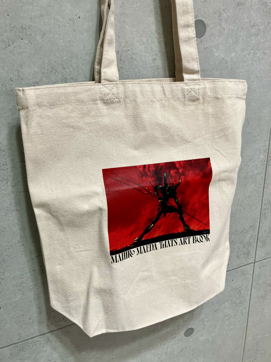 前田真宏 直筆サイン入り！ ／ アート展オリジナル商品のトートバッグ