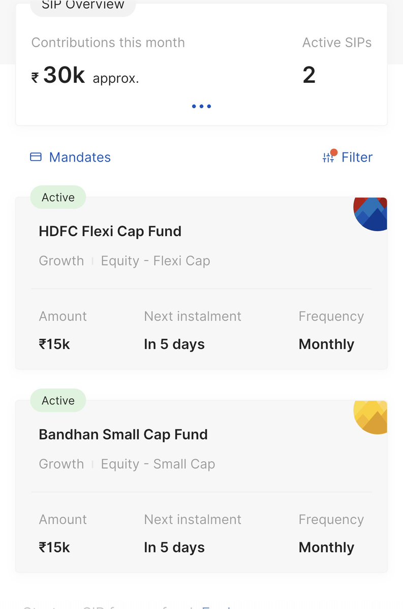 vini546's tweet image. Nov 2025 - Baby Mutual Fund Portfolio Update : 

~ SIP Amount : 30K / Month 
~ This portfolio is for my 9 months old baby boy and this is for his higher education purpose.

Let see how it goes 🤞

NOTE : This is just for info and no recommendation / Suggestions.

#SIP #MF…