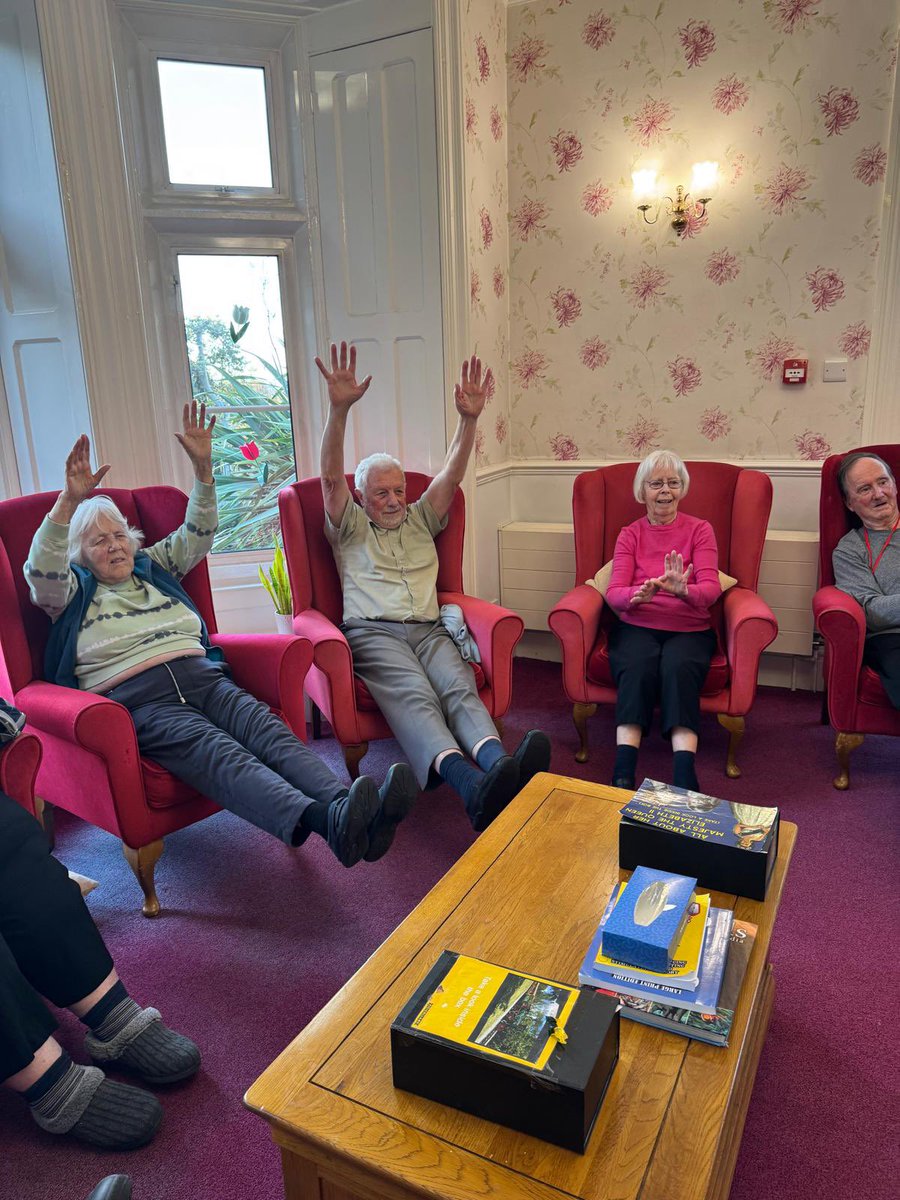 Bristolcarehome's tweet image. A Fun &amp;amp; Energising Afternoon at Glebe House!

This afternoon at Glebe House, our residents certainly warmed up with an amazing exercise class from Alex at G Fitness — and what a workout it was!! 🙌

#GlebeHouse #ResidentLife #ExerciseClass #GFitness