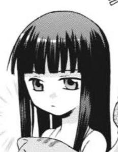 The monotonous clicking of a clock... The petering of droplets colliding against the ceiling... Something is providing a sinking feeling in the depths of her blackened heart... but why can't she discern the source of it..?

...