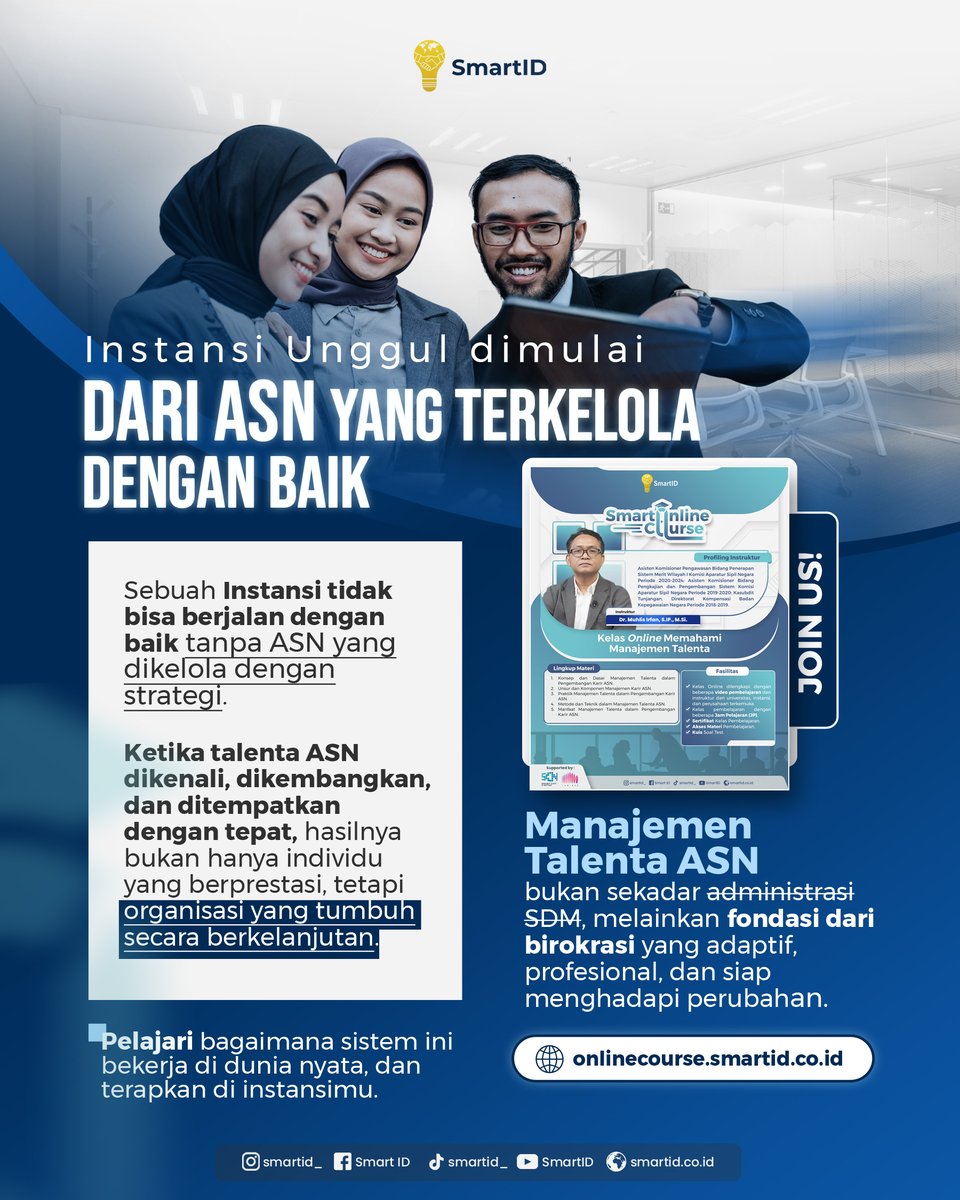 _themukz_88's tweet image. “Tor Monitor Ketua?” 
Bareng Smart Online Course, upgrade skill tanpa ribet lewat:
500+ video pembelajaran
100+ modul
Sertifikat tiap kelas

Mulai dari Rp176.900/bulan aja —
Biar bukan cuma trending, tapi juga terus berkembang! 
Kunjungi s.id/smarthero124
#ASN #PNS #PPPK