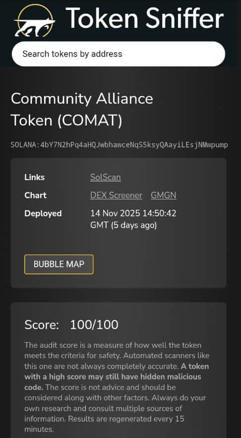 Community Alliance Token tweet media