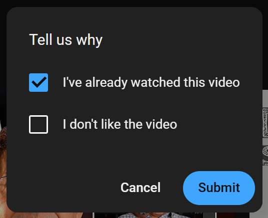 mrwebreviews's tweet image. Hey .@YouTube you should take a telling when it&apos;s the 952nd time that I&apos;m asking not to recommend a video because &quot;I&apos;ve watched it already&quot;, your algo should understand that I don&apos;t like watching the same thing again!!! Bloody hell, fix your recommendation system, it STINKS!!!