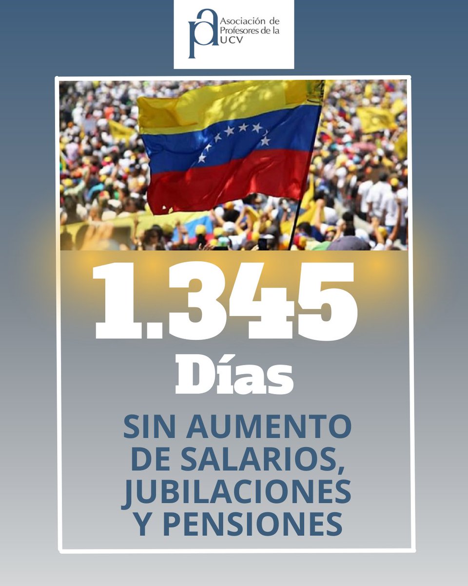 #UCV #Profesores #Venezuela #SalariosDignosYa #BonoNoEsSalario
